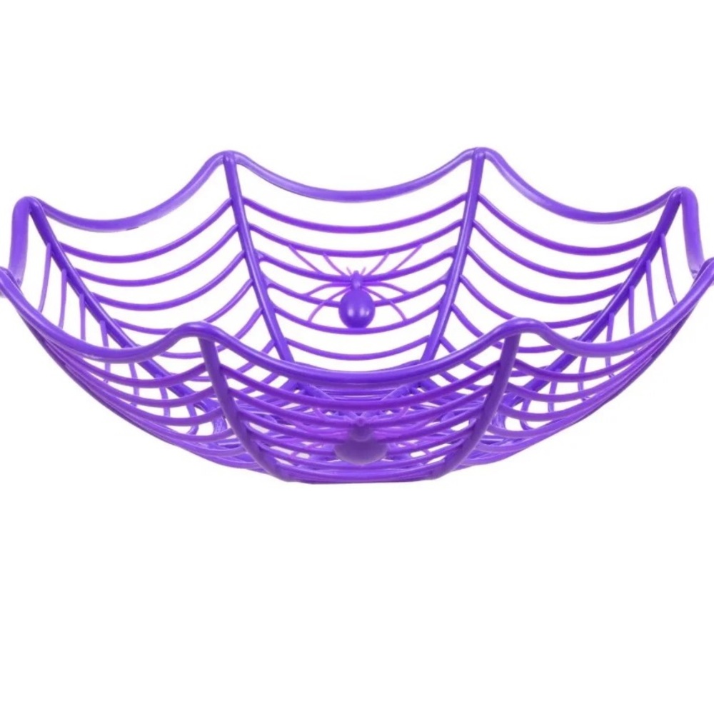 🕷️ PURPLE SPIDER WEB BOWL 🕷️
